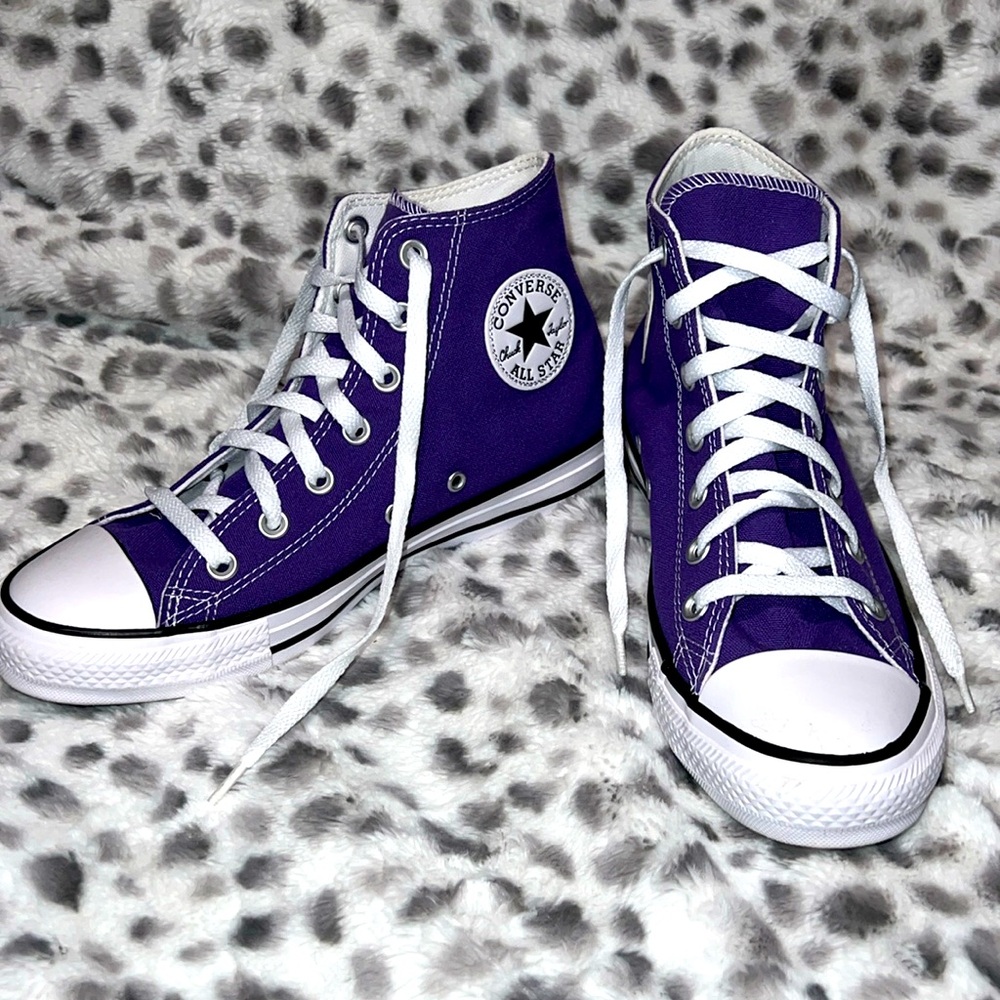 Purple Converse ✨
